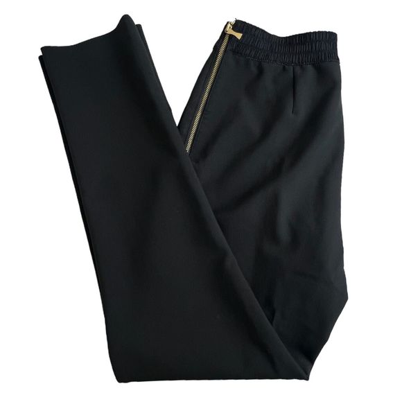 Kate Spade New York Womens Black Mid Rise Slim Leg Side Zip Dress Pants 6 - Picture 1 of 8